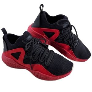 Nike Air Jordan Formula 23 Shoes Youth Junior 7Y Black Gym Red Basketball Mid